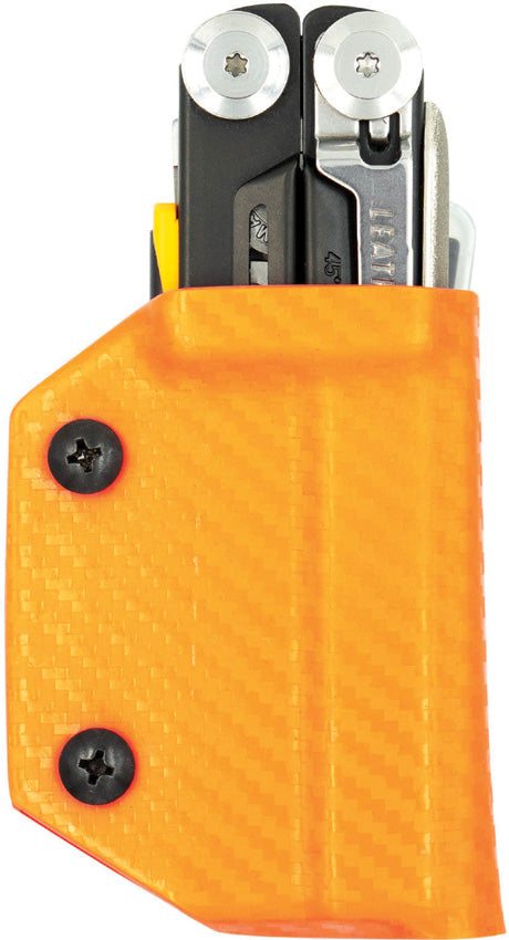 Clip & Carry Orange Kydex Leatherman Signal Multi-Tool Models Belt Sheath 070