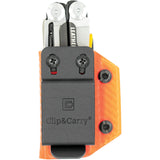 Clip & Carry Orange Kydex Leatherman Signal Multi-Tool Models Belt Sheath 070