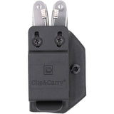 Clip & Carry Black Kydex Victorinox Spirit Multi-Tool Models Belt Sheath 071