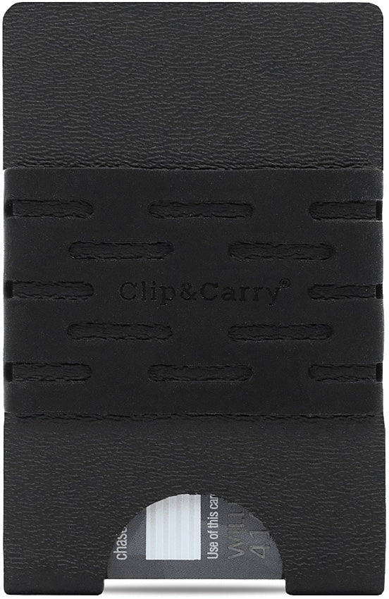Clip & Carry Black Kydex Slydex Minimalist EDC Wallet 077