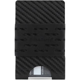Clip & Carry Black Carbon Fiber Pattern Kydex Slydex Minimalist EDC Wallet 078