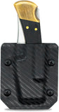 Clip & Carry Black Kydex Buck 110 & 112 Models Belt Sheath 110BLKCF