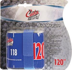 Camillus Cuda Fishing Water & Tear Resistant 120'' Fish Tape Measure 18135