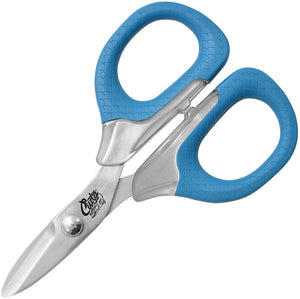 Camillus Cuda Fishing Brand Large Blue Braid Dual Serrated Shear 18362