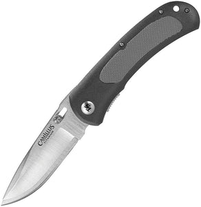 Camillus TigerSharp Titan Linerlock Black Folding Stainless Pocket Knife 18564