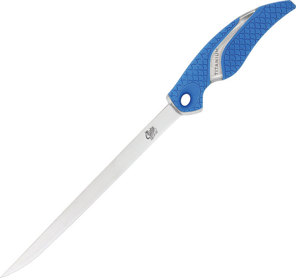 Camillus Cuda Flex Blue 4116 Stainless Fixed Blade Fillet Knife 14 1/8 18832