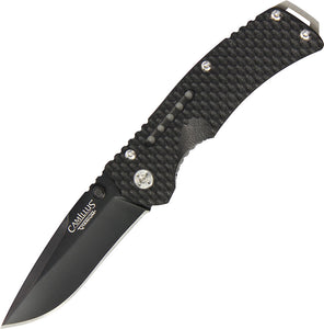 Camillus Vortex Black G-10 Folding Titanium AUS-8 Stainless Pocket Knife 19205