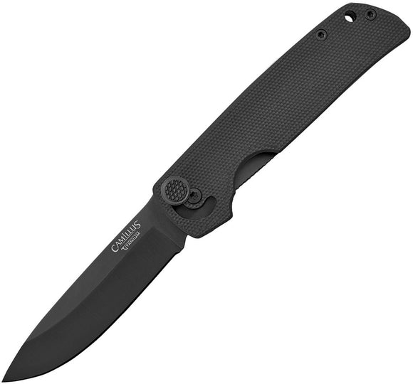 Camillus Cuda Mini Linerlock Black G10 Folding AUS-8 Pocket Knife 19637