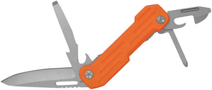 Camillus Pocket Block Orange G10 Multi Tool Screwdriver Folding Knife 19652