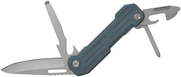 Camillus Pocket Block Slate Blue Multi Tool Screwdriver Folding Knife 19658