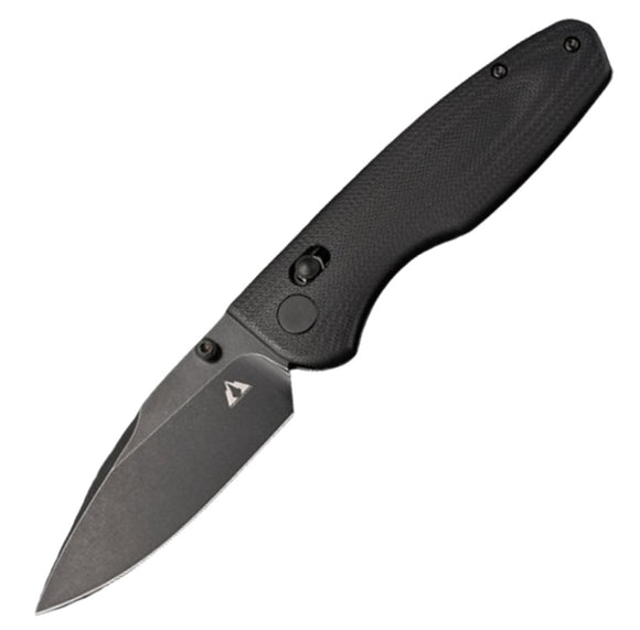 CMB Made Knives Predator Pocket Knife Black G10 Folding Black D2 Blade 08BB