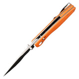 CMB Made Knives Predator Pocket Knife Orange G10 Folding D2 Steel Blade 08GW