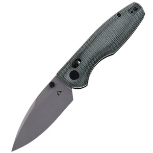 CMB Made Knives Predator Green Micarta Folding 14C28N Pocket Knife 08LW