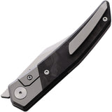 CMB Made Knives Zetsu Knife Framelock Carbon Fiber & Titanium Folding M390 09A