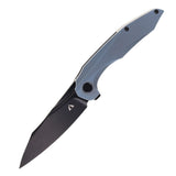 CMB Made Knives Dagon Pocket Knife Framelock Blue Titanium Folding M390 11B