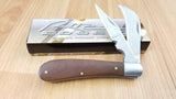 Rite Edge 4" Closed Hawkbill Wood Handle Electricians Folding Knife 210595