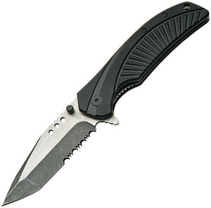 China Made Linerlock Black G10 A/O Assisted Folding Knife 300292bk