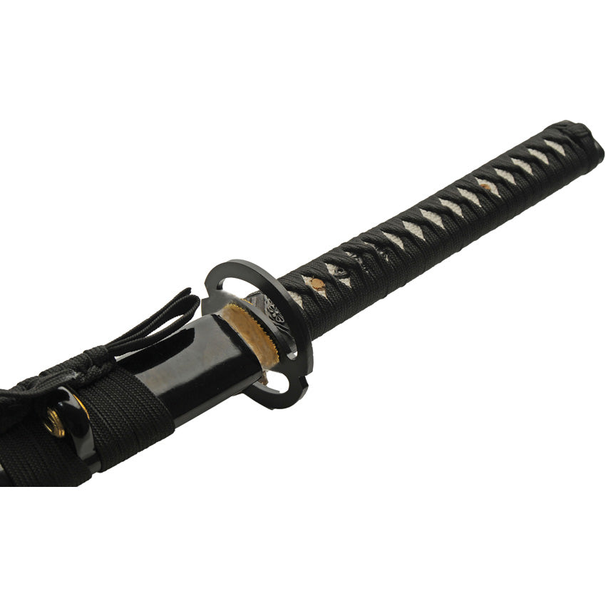 Dreamlight Katana Black Cord Wrapped Manganese Spectrum Sword w