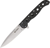 CRKT M16 Spear Framelock Black Oxide Handle Folding Stainless Blade Knife 01S  -On Sale