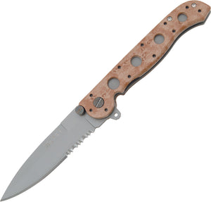 CRKT M16 Desert Tactical Linerlock Camo Handle Folding Spear Pt Blade Knife 13ZM