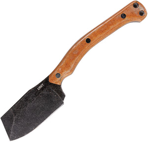 CRKT Razel Nax Brown Resin Fiber 1075 Carbon Fixed Blade Knife w/ Sheath 2014