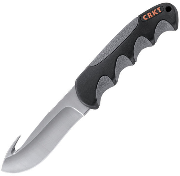 CRKT Free Range Fixed Knife 8Cr13MoV Steel Guthook Blade Synthetic Handle 2042
