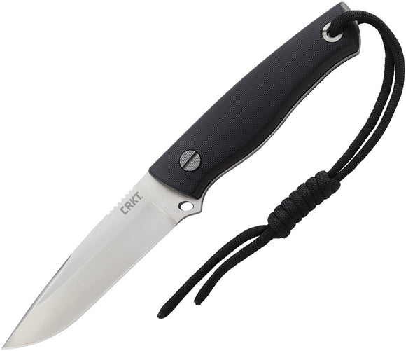 CRKT TSR Survival Kit Fixed Drop Pt Blade Black GRN Hollow Handle Knife 2061