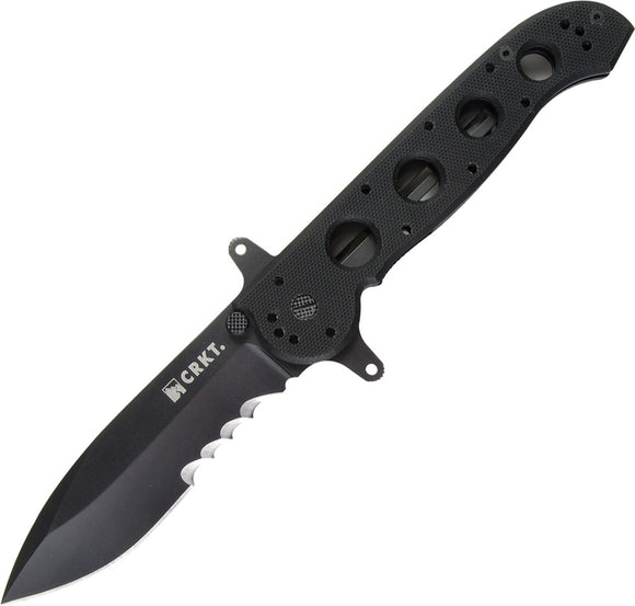 CRKT M21 Linerlock Special Forces Folding Blade Black G10 Handle Knife 2114SFG