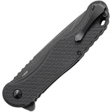 CRKT Taco Viper Linerlock Black GRN Folding Stainless Serrated Clip Point 2267