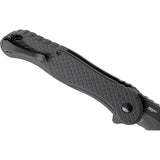 CRKT Taco Viper Linerlock Black GRN Folding Stainless Serrated Clip Point 2267