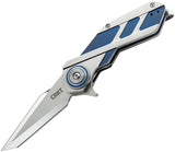 CRKT Deviation Linerlock Folding Tanto Blade IKBS Ball Bearing Pivot Knife 2392