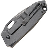 CRKT Heron Frame Lock Folding Knife Black Tan CF/G-10 (3" stonewash blade) CR2440