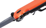CRKT Squid Compact Framelock Orange G10 & Stainless Folding D2 Steel Knife 2486