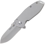CRKT Squid Framelock A/O Gray Stainless Folding 8C14MoV Pocket Knife 2492