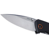 CRKT Tuna Compact Fixed Blade Knife Black G10 8Cr13MoV Stainless Clip Point 2522