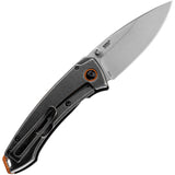 CRKT Tuna Compact Fixed Blade Knife Black G10 8Cr13MoV Stainless Clip Point 2522