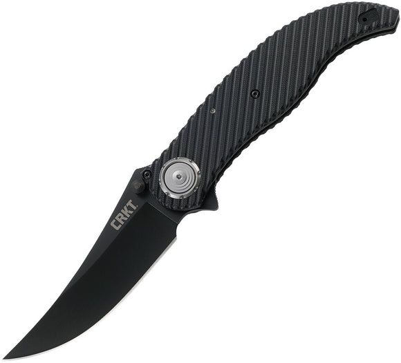 CRKT Clever Girl Deadbolt Lock Folding Knife w/ Black D2 Steel PVD Coated 2640