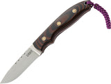 CRKT 7.25" HuntN Fisch Fixed Drop Pt Blade Black & Brown G10 Handle Knife 2861