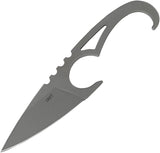 CRKT SDN 5.6" Silver 1.4116 Fixed Blade Knife + Sheath 2909