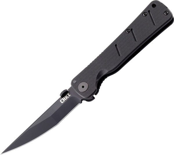 CRKT Shizuka Noh Ken Folding Tanto Blade AutoLAWKS Black G10