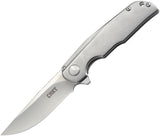 CRKT Remedy Framelock Folding Blade Gray Handle IKBS Ball Bearing Knife 3720