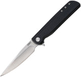 CRKT LCK+ Linerlock Assisted Stainless Black GRN Folding Knife 3801