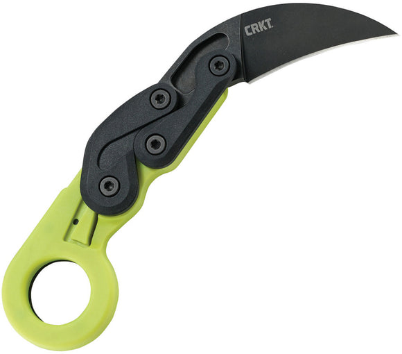 CRKT Provoke Zap Neon Green Grivory Kinematic Folding Knife OPEN BOX