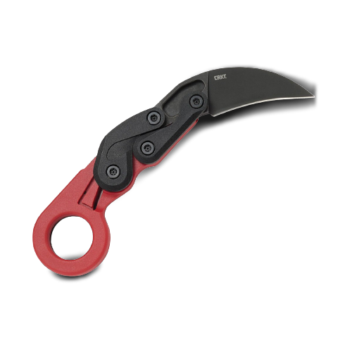 CRKT Provoke Kinematic Red/Orange Karambit 1.4116 Stonewash