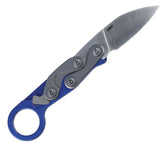 CRKT Provoke Kinematic EDC Blue Aluminum Folding D2 Steel Pocket Knife 4050