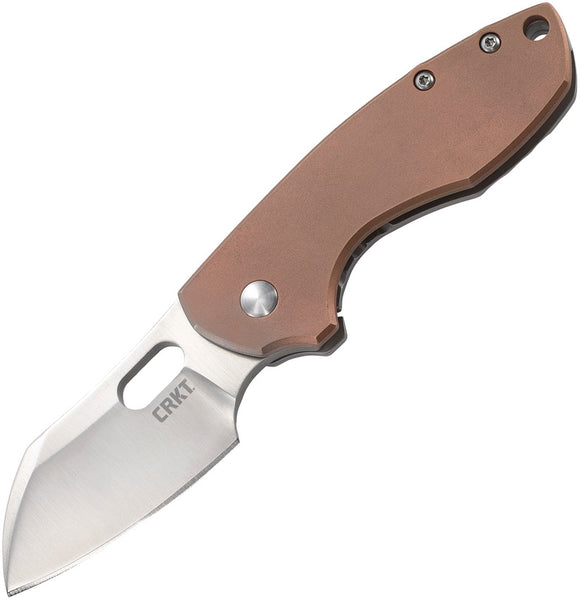 CRKT Pilar Copper Framelock Folding Pocket Knife 5311CU