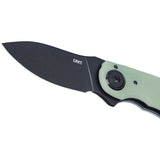 CRKT BOT Deadbolt Lock A/O Jade G10 Folding AUS-10A Stainless Pocket Knife 5420