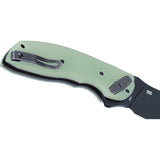 CRKT BOT Deadbolt Lock A/O Jade G10 Folding AUS-10A Stainless Pocket Knife 5420