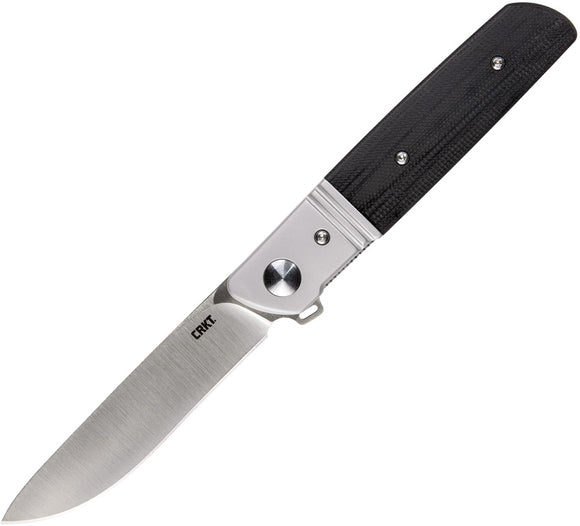 CRKT Bamboozled Linerlock A/O Black G10 Folding D2 Steel Pocket Knife 5720
