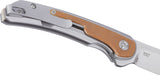 CRKT Padawan Framelock Brown Micarta & Stainless Folding 14C28N Pocket Knife 6070